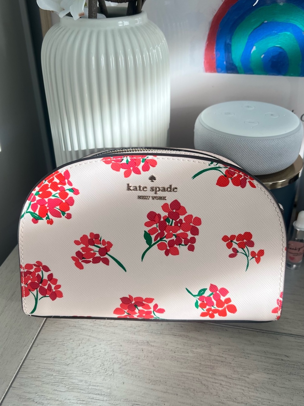 kate spade Pink Floral Cross Body Bag